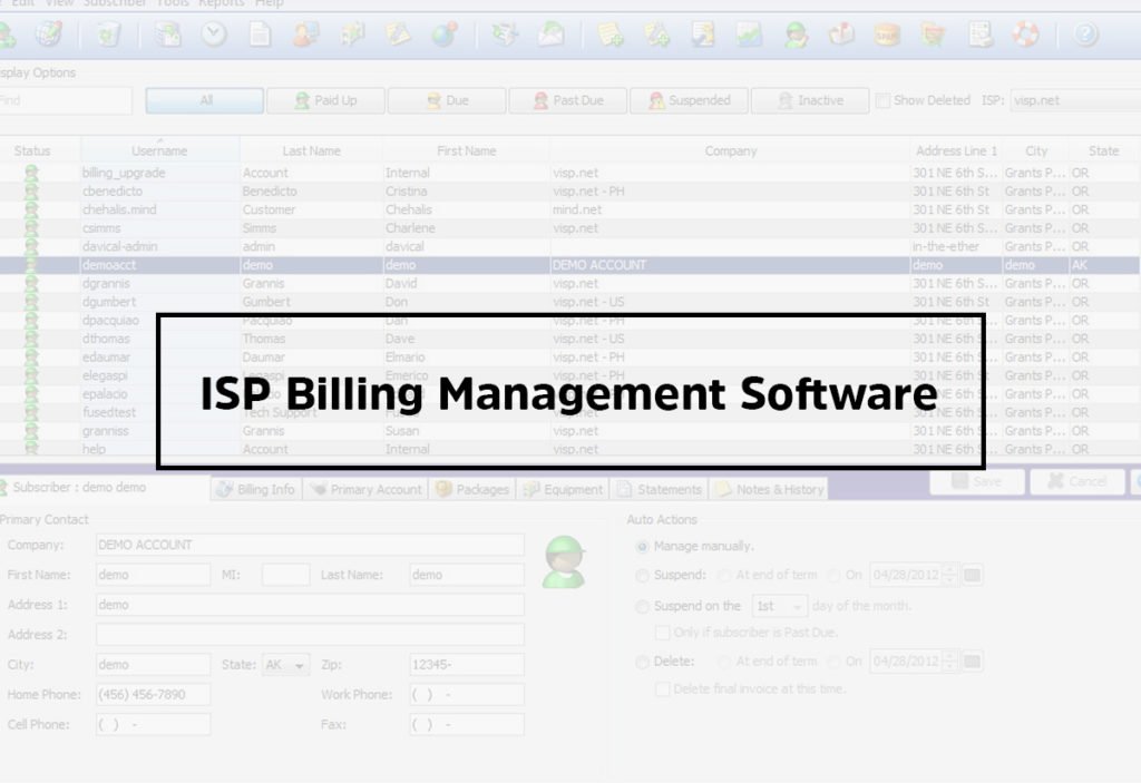 ISP Billing Management Software