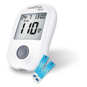 An instrument for monitoring blood glucose is the Viva Chek Eco glucose test meter. Revolutionary Eight-electrode know-how on every look at strip provides reliable results across a variety of hematocrits, moisture, and operating temperatures. Results are provided within 5 seconds of capillary blood pattern utility of zero.5 μl. VivaChek Eco is intended to operate intuitively. With two gigantic, gray, sensitive buttons for easy use, the system is available in black.