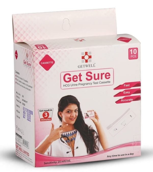 Get Sure Hcg Pregnancy Test Cassette