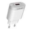 LDNIO A303Q 3A EU Travel Charger with Type-C Cable