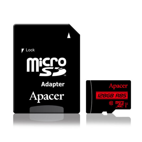 Apacer R85 128GB Micro SD Memory Card Class 10 With Adapter