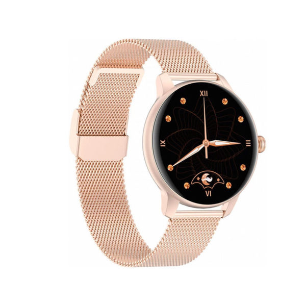 Kieslect L11 Lady Smart Watch with Metal Chain Strap – Golden