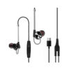 QKZ DM10 Type-C Wired In-Ear Earphone - Black