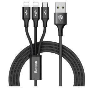 Baseus Rapid Series 3-in-1 Fast Charging Cable
