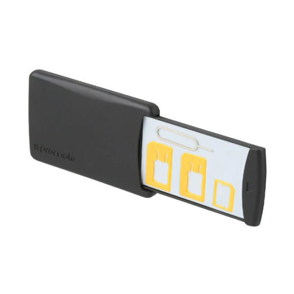 Promate CelluKit Universal Mobile SIM & Memory Cards Storage Box with SIM Removal Pin