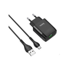 Hoco C72Q 18W Glorious QC3.0 Wall charger with Micro USB Cable