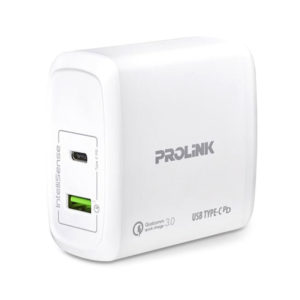 PROLiNK PTC26001 60W 2-Port USB Wall Charger