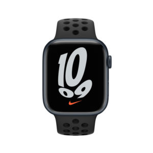 Apple Watch Nike Series 7 45mm Midnight Aluminum Ant/BK SP GPS Smartwatch (MKNC3ZP/A)