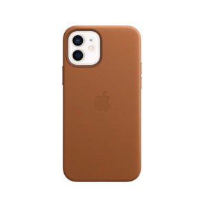 iPhone 12/12 Pro Leather Case - Saddle Brown (MHKF3ZA/A)