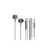 Remax RM-595 Double Moving-Coil Wired Earphone - Black