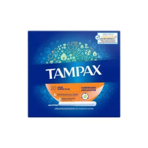 Tampax Cardboard Applicator Super Plus Tampons 20