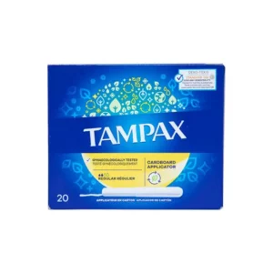 Tampax Regular Protective Skirt Cardboard Applicator 20